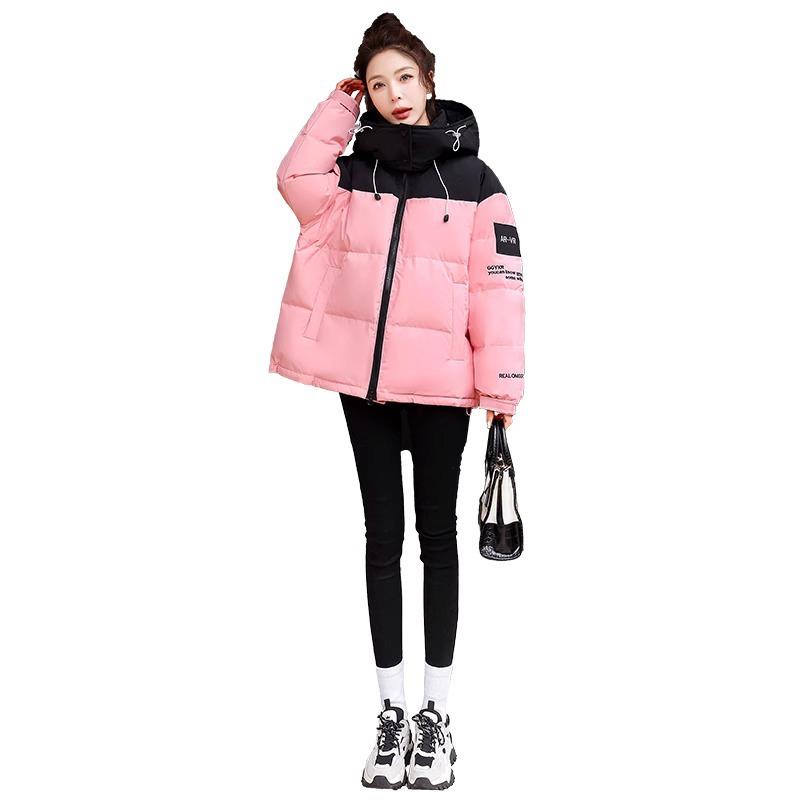 Official down cotton clothes women's winter new short loose thickened small warm jacket tide