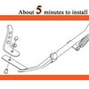 FOVPLUE Jiffy Stand Extension, Kickstand Extension for Harley Touring Models