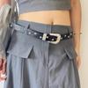 Punk Star Rivet Waist Belt Punk Style PU Leather Waistbands Vintage Y2K Wide Belt  Ornament