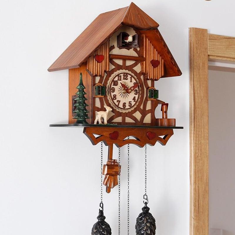

Luxury Wall Clock Elegant Tell The Hour Decoration Clocks Large Pastoral Style Ornament Wall Clock Modern Living Room Clocks