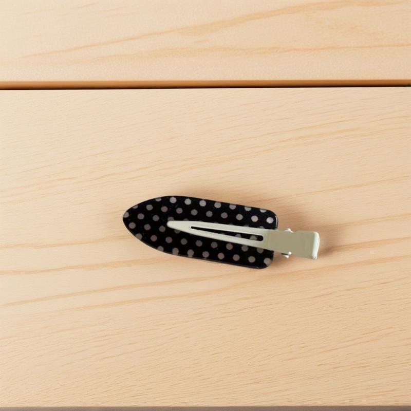 [JN] 4/8Pcs Black White Polka Dot Hair Clips Cute Sweet Side Bangs Hairpin For Girls Lovely Daily Hair Accessories Gifts