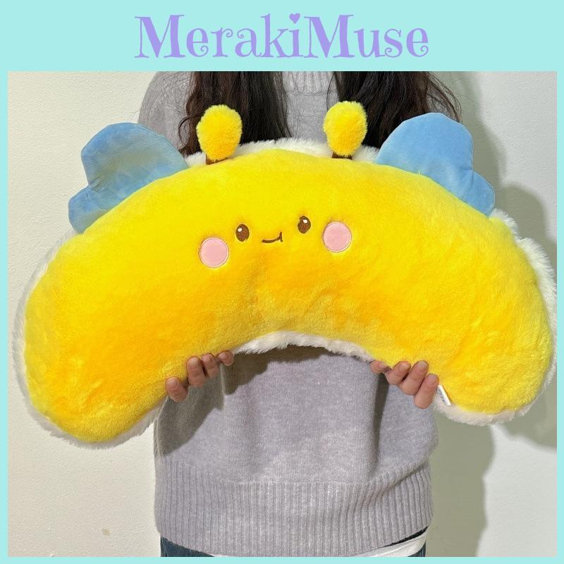Bee Plush Toy Pillow With Soft Short Plush For Kids And Sleep Comfort