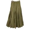 Maison De Vacances Khaki 100% Linen Long Skirt Skirt Not Written khakiUsed