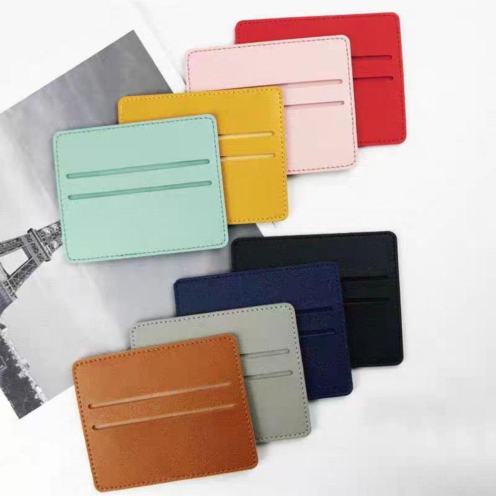 

Mini ID Card Holders Ultra-thin Wallet Case Fashion Business Card Wallet Women Men