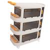 Rolling Utility Cart Multi Tier Large Capacity Easy To Install Multifunction Rolling Storage