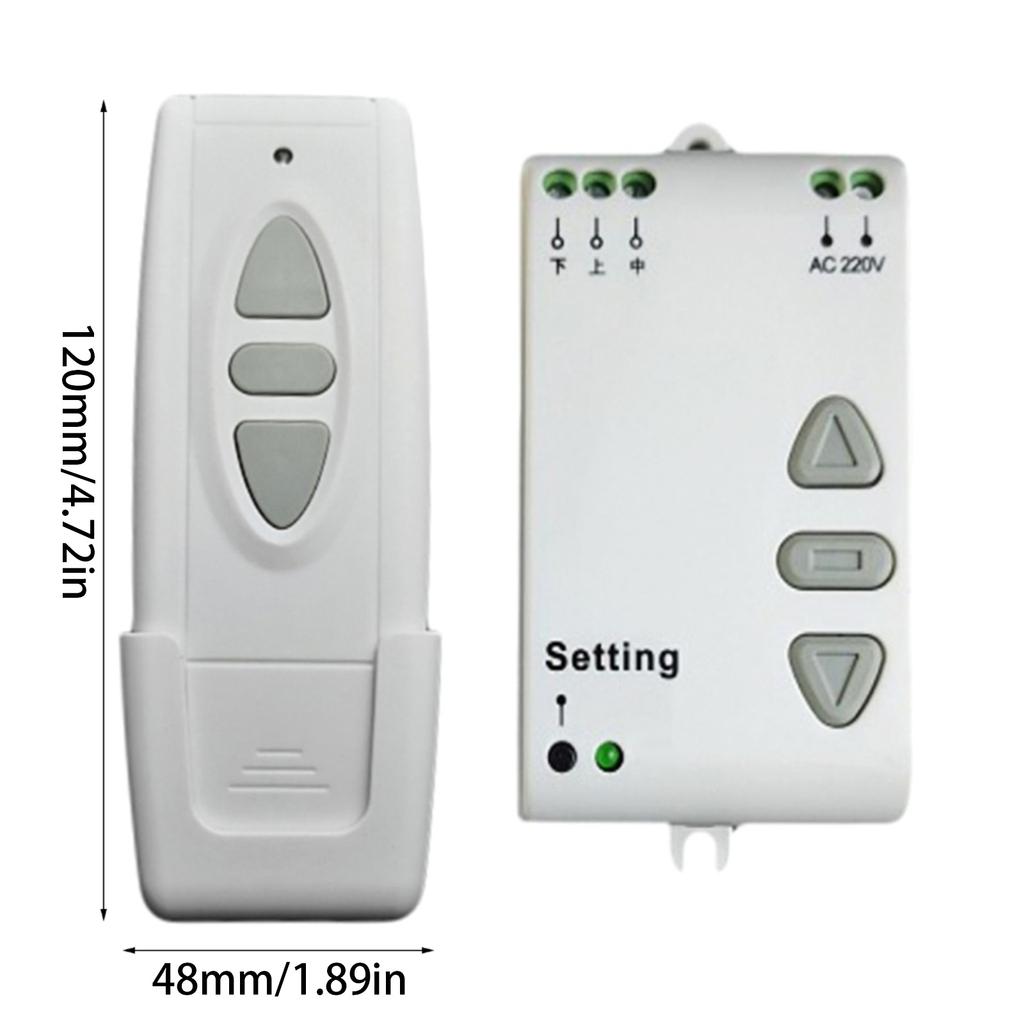 Oppgradert Motor Fjernkontrollbrytere Motor Forover & Bakover Fjernkontrollbrytere for Rullegitterport Elektrisk Gardin