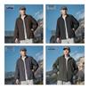 EASTERN CAMEL Men's Stand Collar Loose Fit Outdoor Jacket