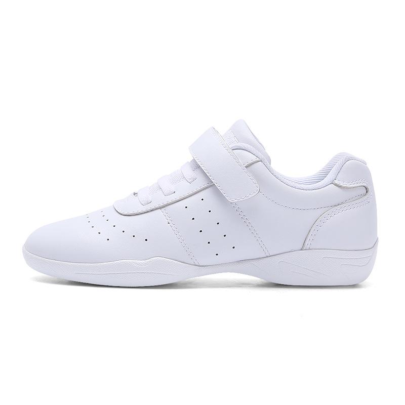 Children 6-12 years old aerobics shoes white aerobics sports cheerleading shoes classmate training