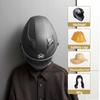Helmet Rack Wall Mount Wooden & Carbon Steel Rust-Free 6.1/10.04 Inch for Motorcycle Garage ARSDG1223123W