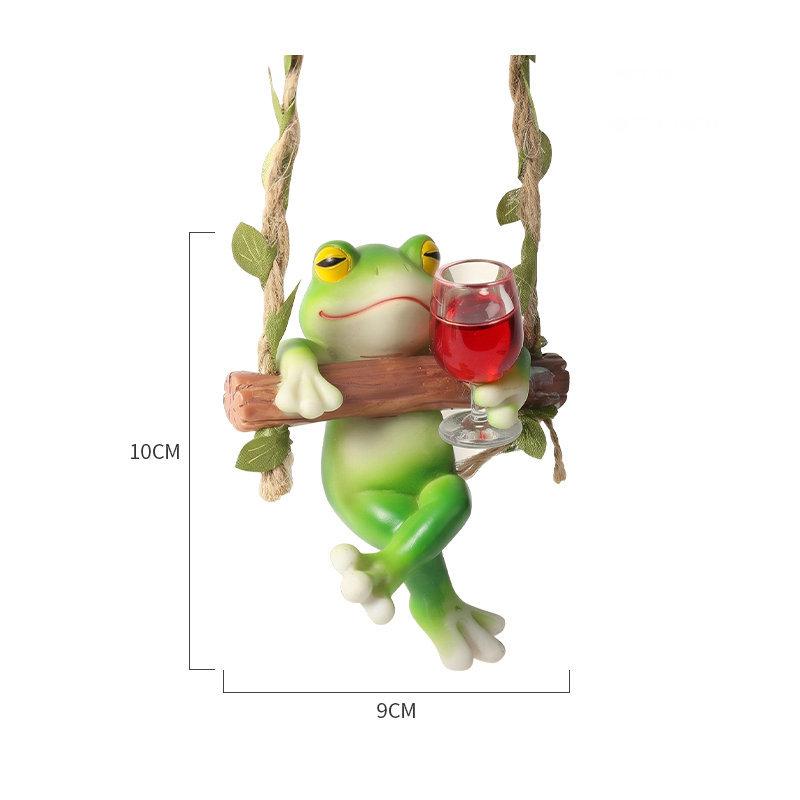 Miniatur Frosch Figur Pflanzgefäß Dekoration Harz Blumentopf Umarmung Garten Deko Frosch Statue für Pflanzgefäß Blumentopf Rand