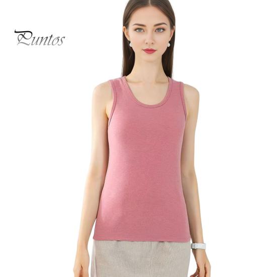 

Зимний женский терможилет, бесшовный, бархатный, с быстрой фиксацией температуры, с круглым вырезом, облегающий, эластичный, без рукавов, внутренняя одежда, майка 4XL розовый