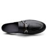 Fashion Men Luxury Designer patent Leather Mules Male Summer Fashion Casual Breathable Comfy Sandals Open Back Low-heel Slippers