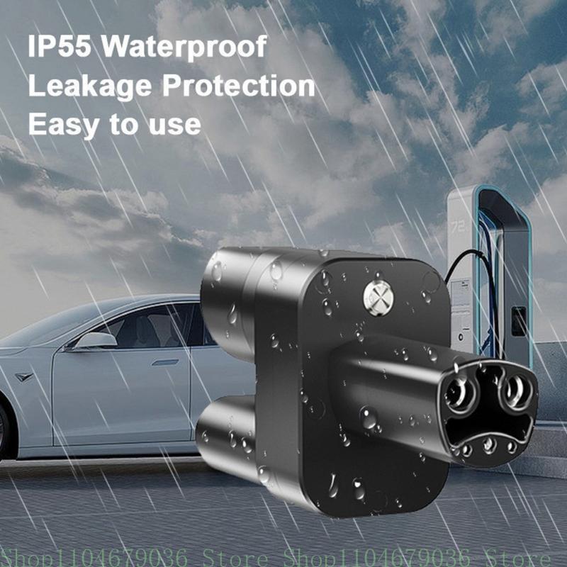 CCS2 Charging Adapter Lightweight CCS2 Converter High Efficiency CCS2 Adapter Vehicle Accessories Suitable for Auto