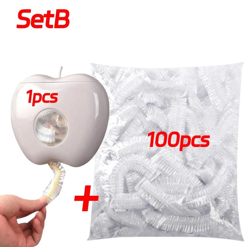 100-500PCS Color Disposable Food Cover Wrap Food-Grade Fresh-keeping Film Bag Storage Kitchen Disposable Bowl Cover Wholesale