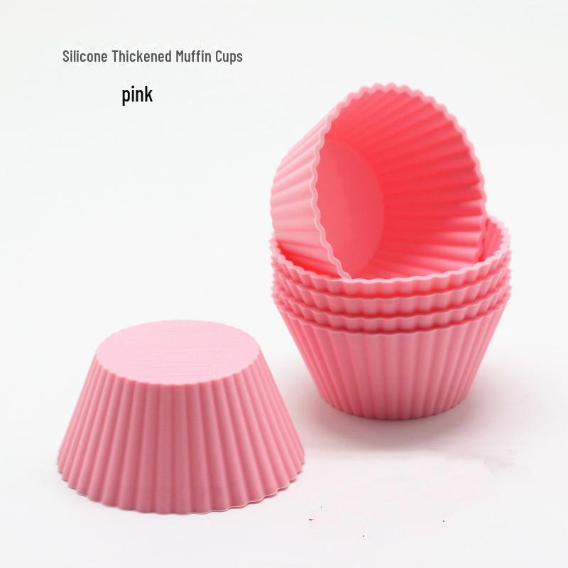 Thickened Silicone Muffin and Rice Cake Mold for Microwave/Oven