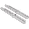 Windscreen Adjusters Bracket Kit Aluminum Reduce Noise Replacement for Suzuki V‑Strom 800DE DL800 2022 To 2024 Silver