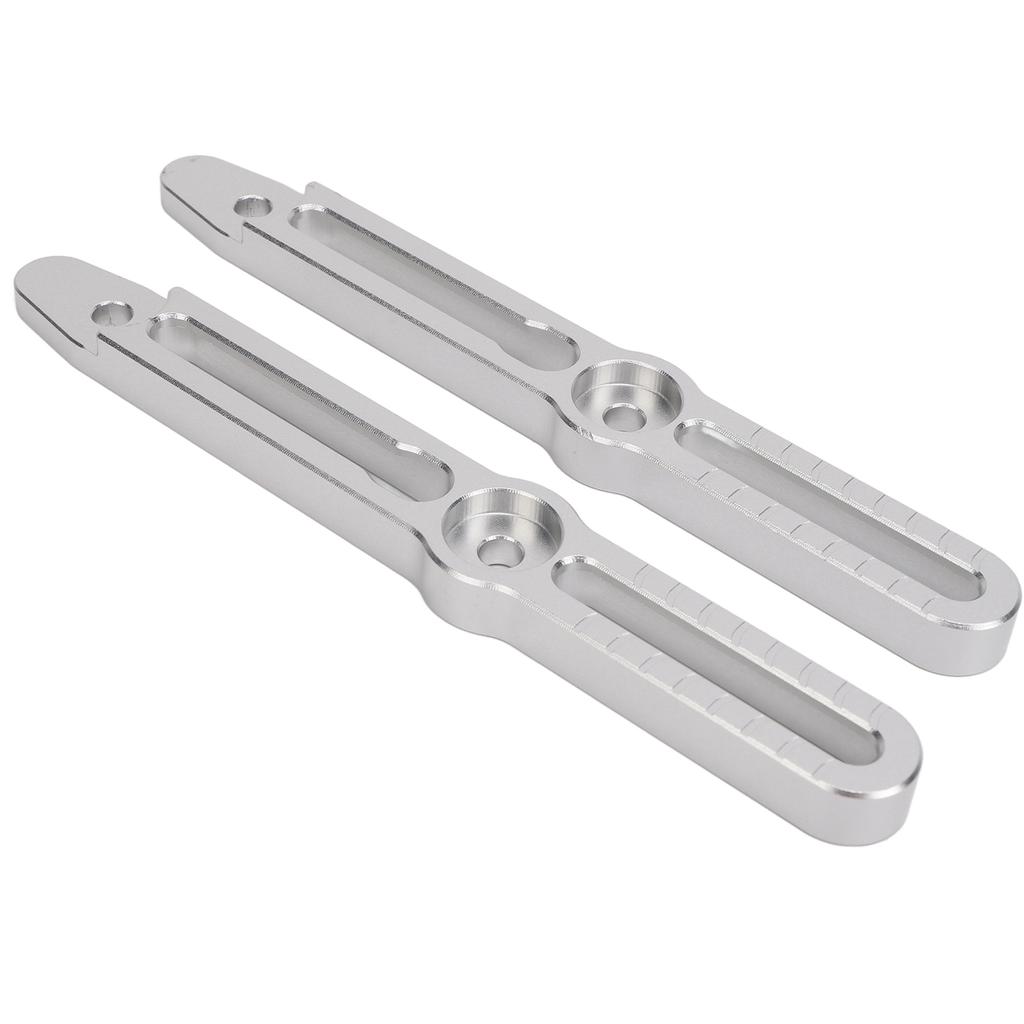 Windscreen Adjusters Bracket Kit Aluminum Reduce Noise Replacement for Suzuki V‑Strom 800DE DL800 2022 To 2024 Silver