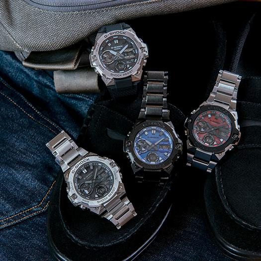 Casio Men's Stainless Steel 200M Water Resistant Shock Resistant Quartz Watch GST-B400AD-1A4