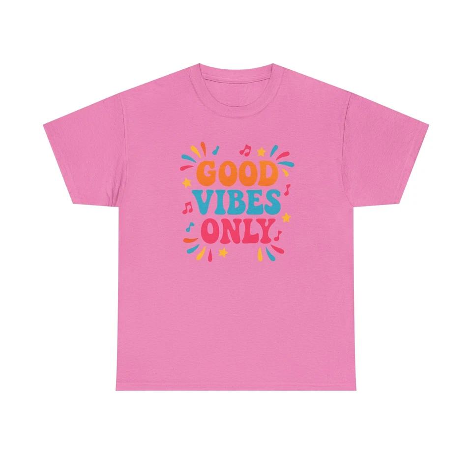 Good Vibes Only Trendy Graphic Premium Cotton Tee 2 2XL