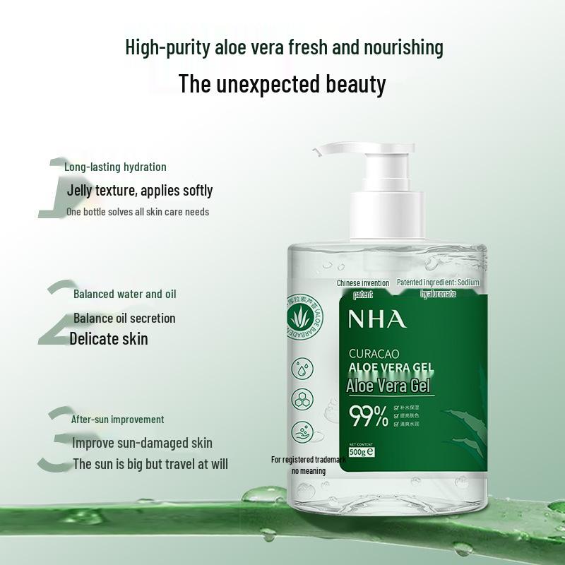 

NHA Curacao Aloe Vera Soothing & Hydrating Gel-Cream, Large Capacity