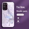 Samsung A04S Crystal Butterfly A13ins Wind 15 Gradient Note 40 All-inclusive Anti-fall Liquid Pro Phone Case.