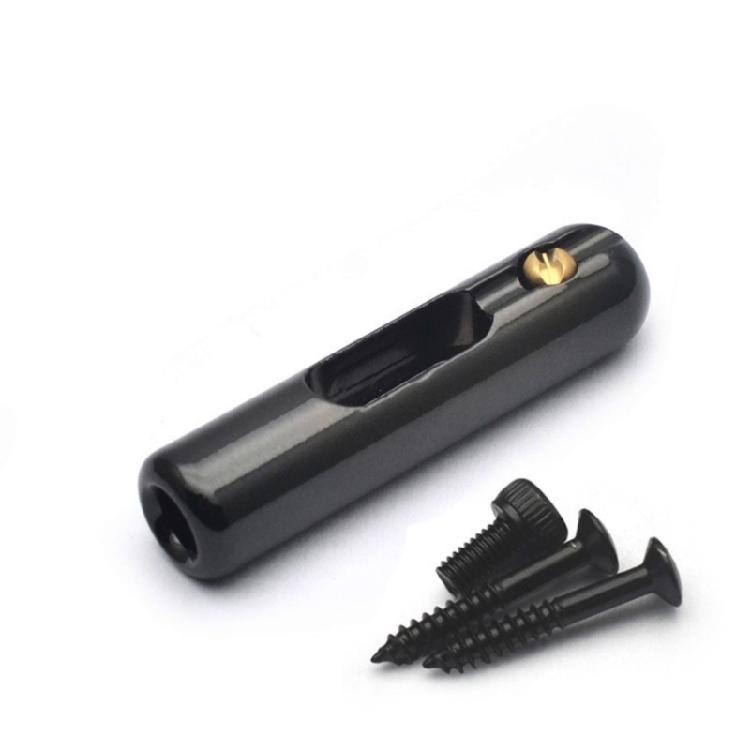 

Professional Metal Guitar Tube Bridge 41.5x8.5mm Black/Golden/Silver Coating for Wonderful Sound Transmission and Style