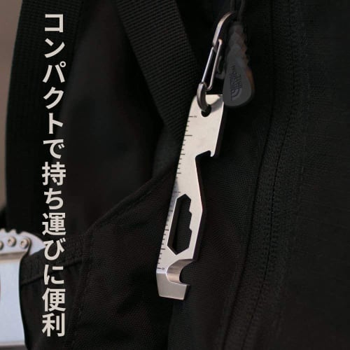 AAGWW Keychain Multi-Function Tool, 10-in-1 (Bottle Opener, Screwdriver, Power Cable Cutter, Box Opener, Cord Counting Tool, Hex Driver, 3-foot Wrench