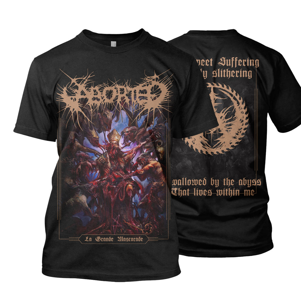 Hot Aborted Band Graphic Cotton Tshirt Unisex Summer Short Sleeve Fashion Brand Tee Luxury Casual Vintage Retro Top
