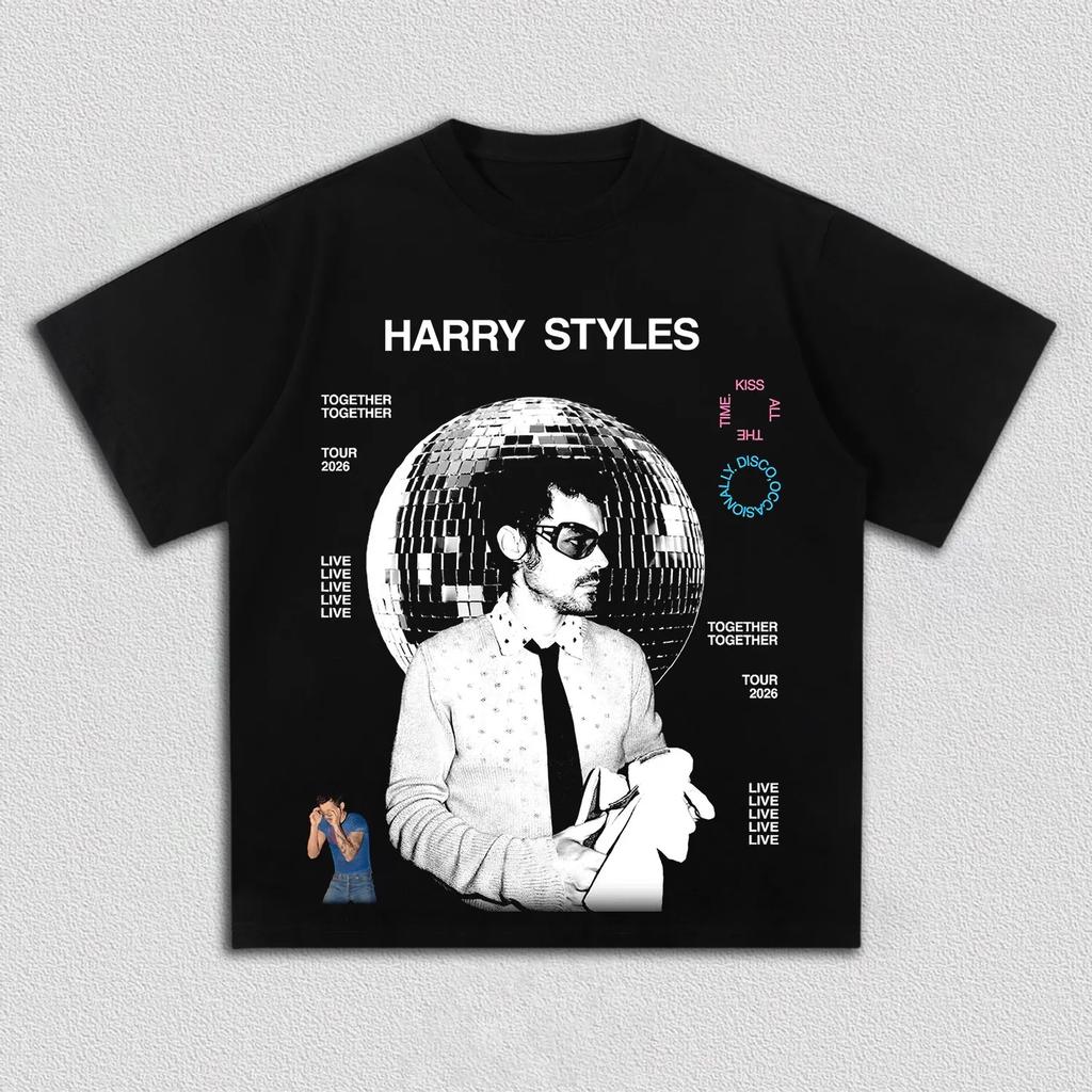 Harry styles Photo Together Together Tour 2026 Merch T shirt 100Cotton Unisex Unisexs Unisexs TShirts Y2k Casual Fans Tee