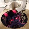 Ethereal Red Eyed Demon Chair Mat   Round Carpet for Home Decor, Office, Living Room, Bedroom Gift0154b