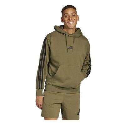 Essentials 3 Streifen Fleece-Hoodie