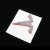 ZFX1 Metal Alloy Car Front Hood Emblem Rear Trunk 3D Sticker for Tesla Model 3 ModelY Replacement Badge Decoration Accessories