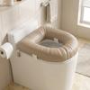 Waterproof Toilet Seat Cushion Height Increasing Leather Toilet Seat Toilet Seat Cover  Washroom