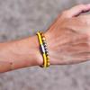 2Pieces/Set Bracelet Homme Lucky Red Thread Braslet Magnet Braclet 6mm Natural Map Tiger Eye Lapis Lazuli Stone Brazalete Gift