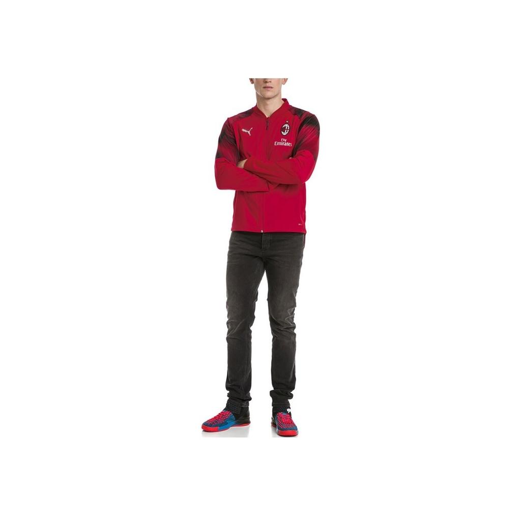 Puma Veste d'entraînement de football co-brandée AC Milan Vestes Homme Rouge 754864-02