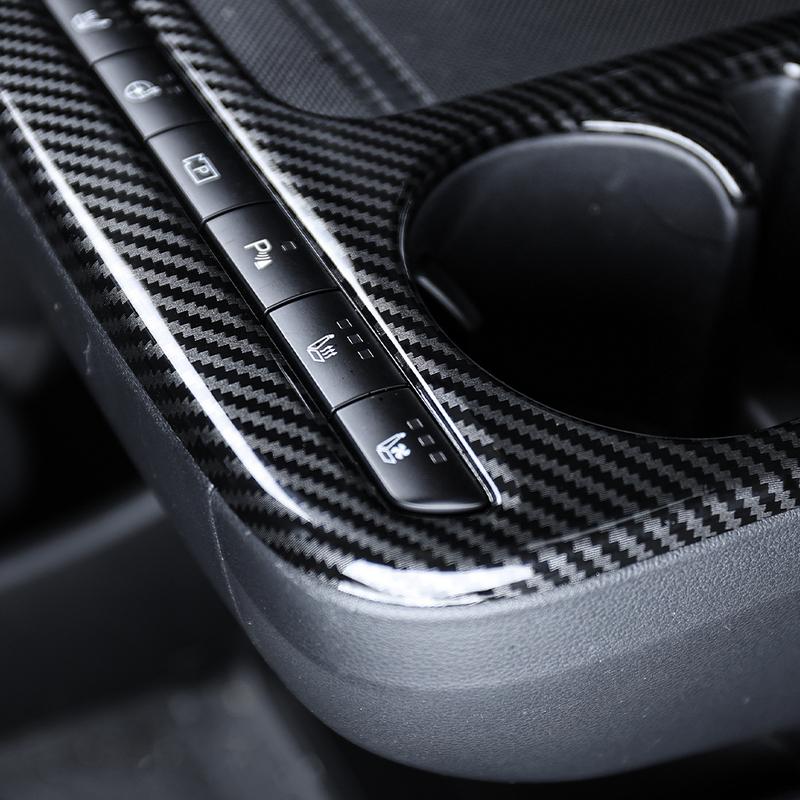 For Hyundai Ioniq 5 2025 2026 Car Tuning Carbon Fiber Center Console Gear Shift Panel Cover Trim Interior Accessories LHD