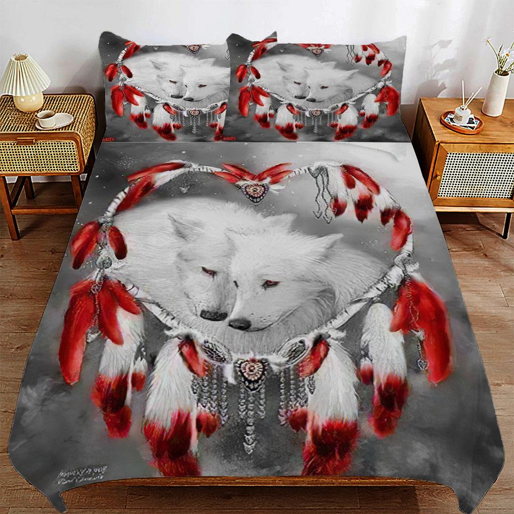 

Animal Realistic Wind Printing Bed Three-Piece Set, Bedding, Digital Printing 135*200