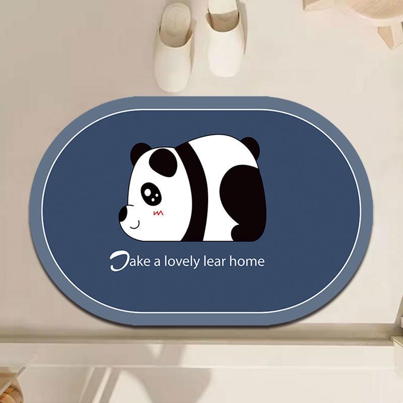 Cartoon Design Dirt-Resistant & Easy-Clean Entry Mat - Wear-Resistant Floor Mat for Entrances