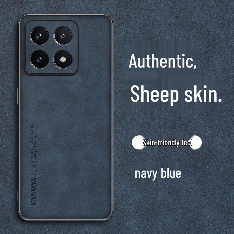 XIAOMI POCO F7 Pro Μινιμαλιστική Θήκη Τηλεφώνου από Δέρμα Προβάτου