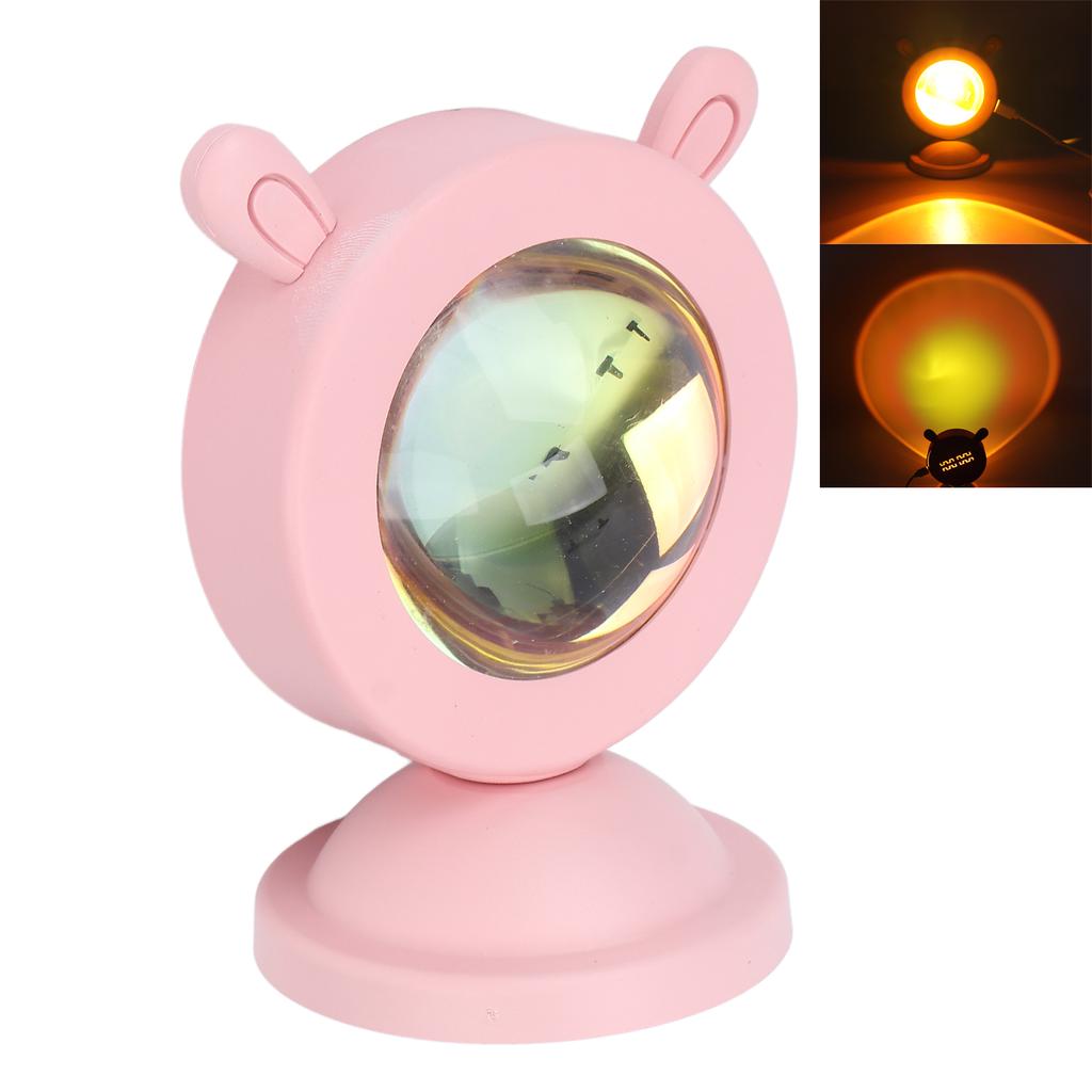 Sunset Projection Lamp Cute Sunset Night Light Projector Bedroom Decoration Gift for Selfie Party