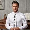 Skinny Men Tie Black Music Tie Classic Piano Necktie  Men