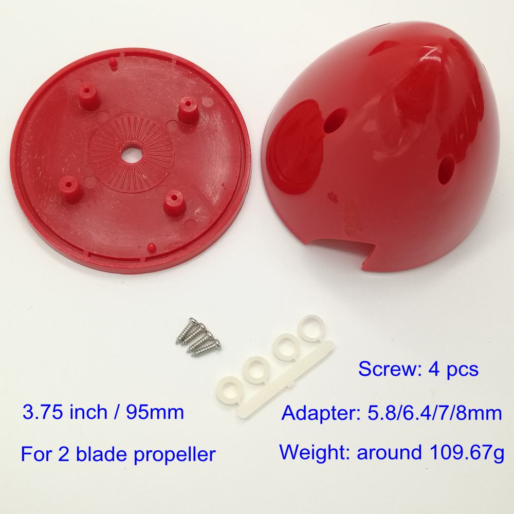 1.5 inch to 4 inch Plastic Spinner for RC Airplanes