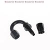 180 Degree AN4 AN6 AN8 AN10 Hose End Fitting Swivel Adapter High Strength Oil Cooler Connector for Workshop