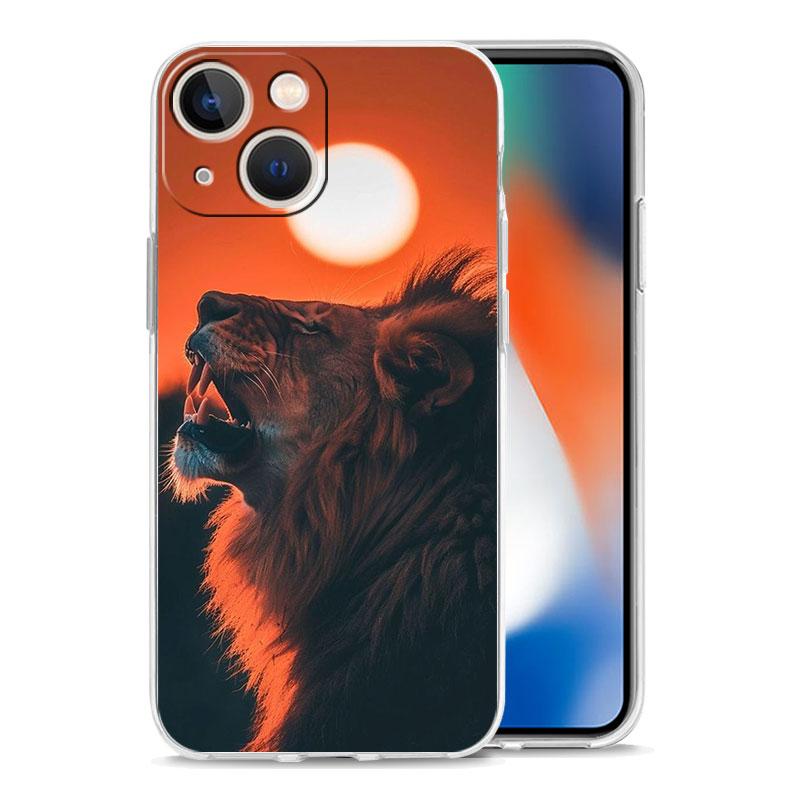 Lion Alpha Male Cub Phone Case For IPhone 18 11 Cases IPhone 18 15 12 13 14 16 Pro Max X XR XS 14 15 Plus 16Pro IPhone 1816 Clear Cover