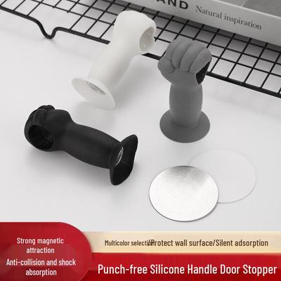 New Style Punch-Free Silicone Door Stopper and Silent Anti-Collision Window Handle
