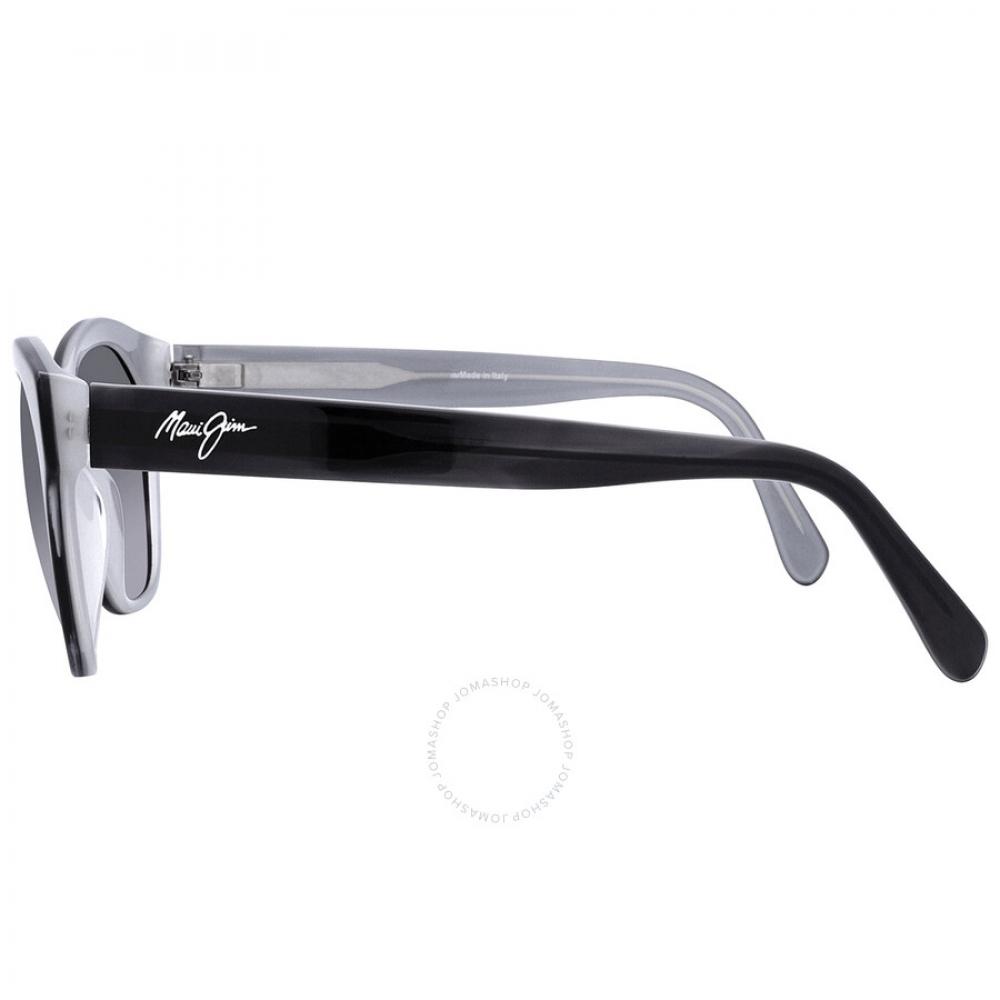 Maui Jim Kila Neutral Grey Browline Ladies Sunglasses Gs819 02a 54