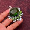 Awesome Peridot Gemstone Pendant: 925 Sterling Silver Handmade Pendant Necklace Jewelry