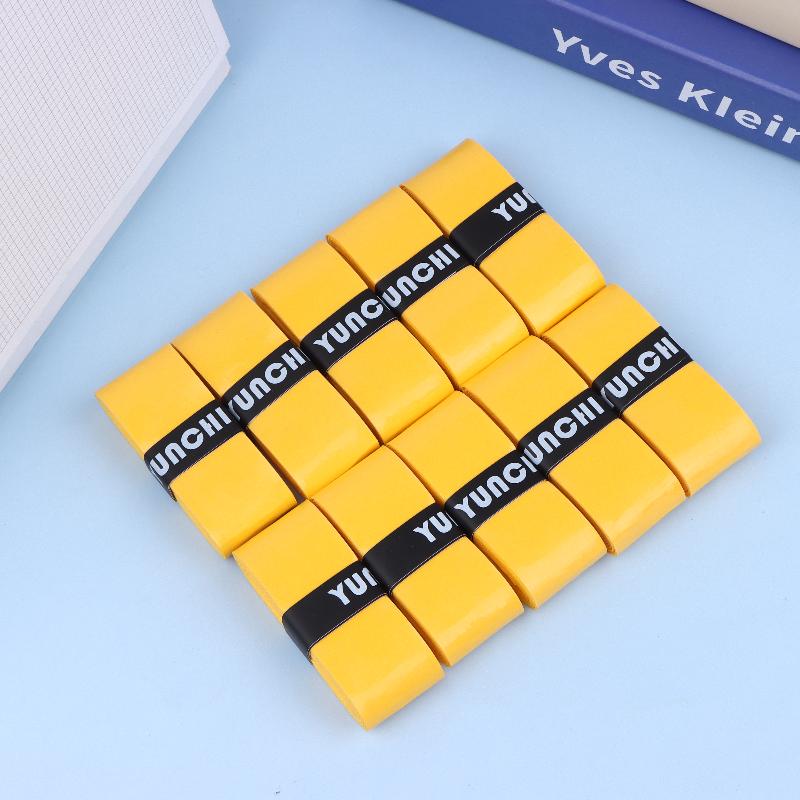 10Pcs Shock Absorption Sticky Tennis Racket Over Grip Anti-Slip Grip Tape Sport Fishing Rods Sweatband Headband Accessory