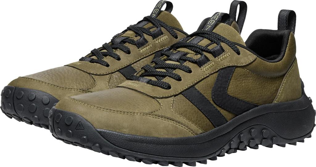 Sneakers KS86 LEA KS Eighty Six Leather DARK Cm [Keen] Men's OLIVE/BLACK 26.5