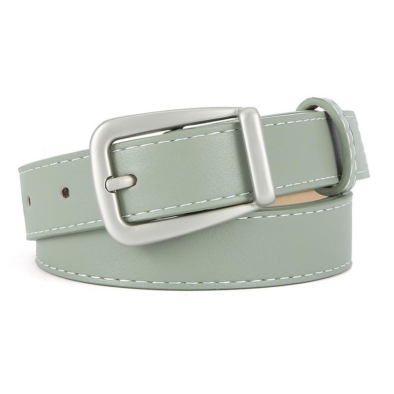 Fashionable 2024 Spring Women's Pu Leather Adjustable Pin Buckle Waist Belt Collection